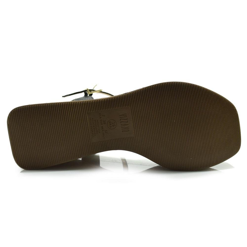 Sandália Plataforma Feminina Vizzano Preto 7