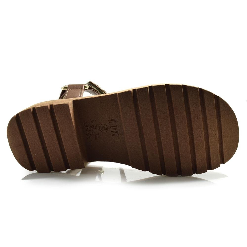 Papete Feminina Vizzano Marrom 7