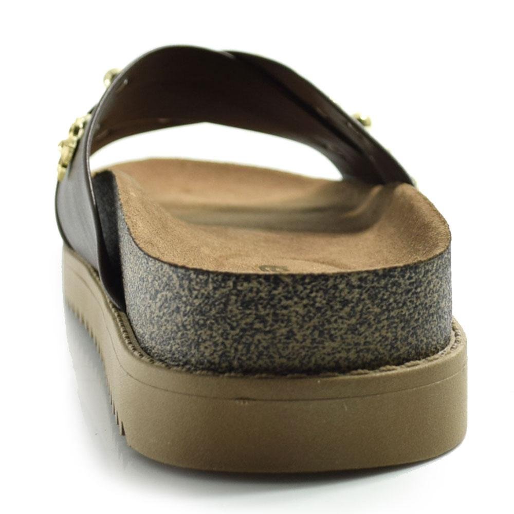 Papete Feminina Moleca Marrom 4