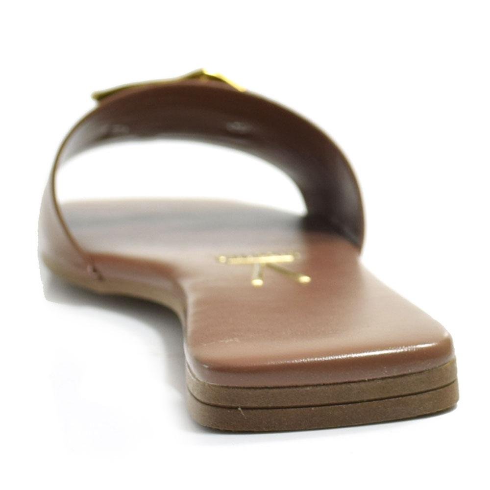 Sandália Rasteira Feminina Vizzano 6553.100.29918 Marrom 4