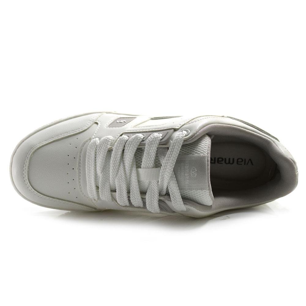 Tênis Casual Feminino Via Marte 305-001-03 Branco 6
