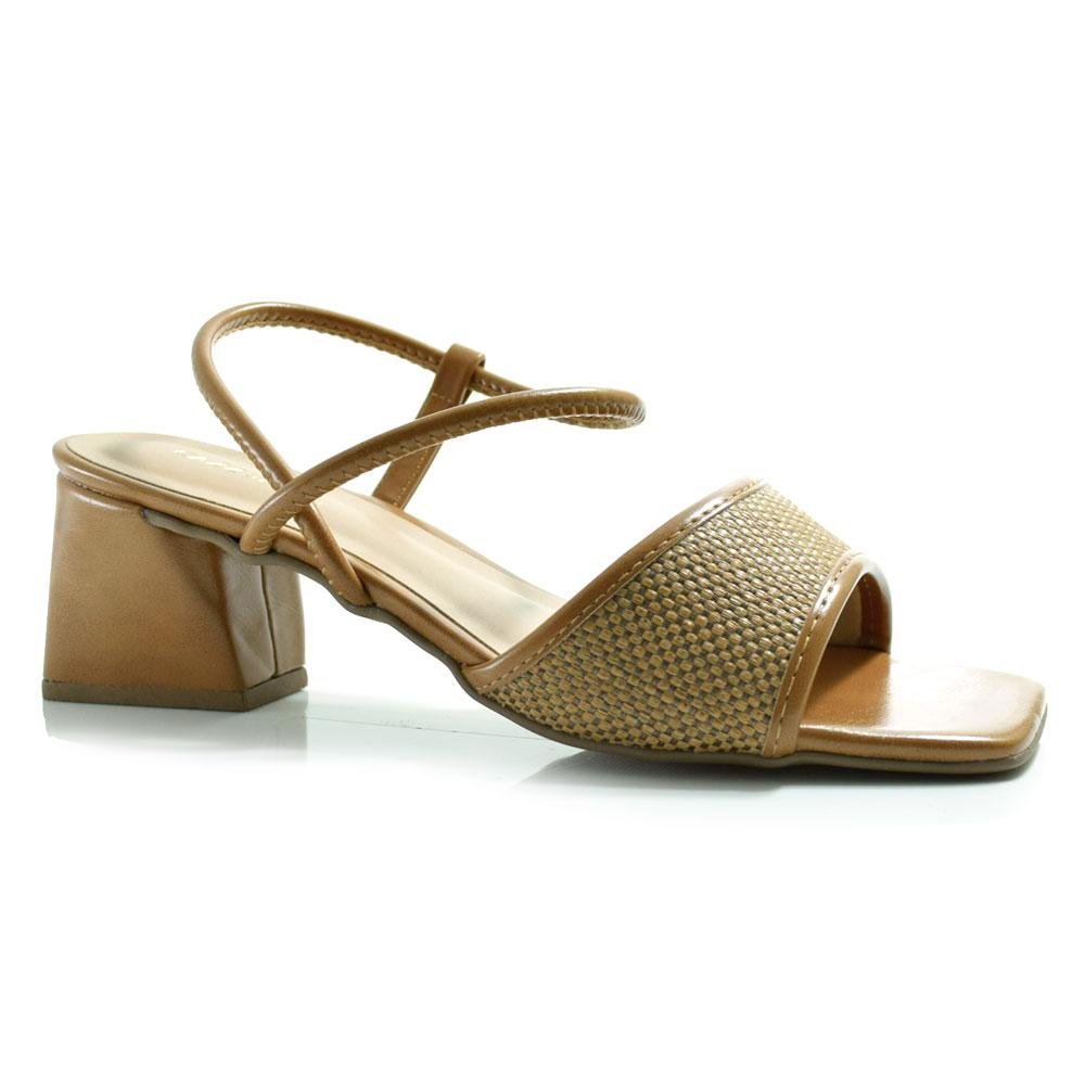 Sandália de Salto Bloco Feminina Cazzualen 75064