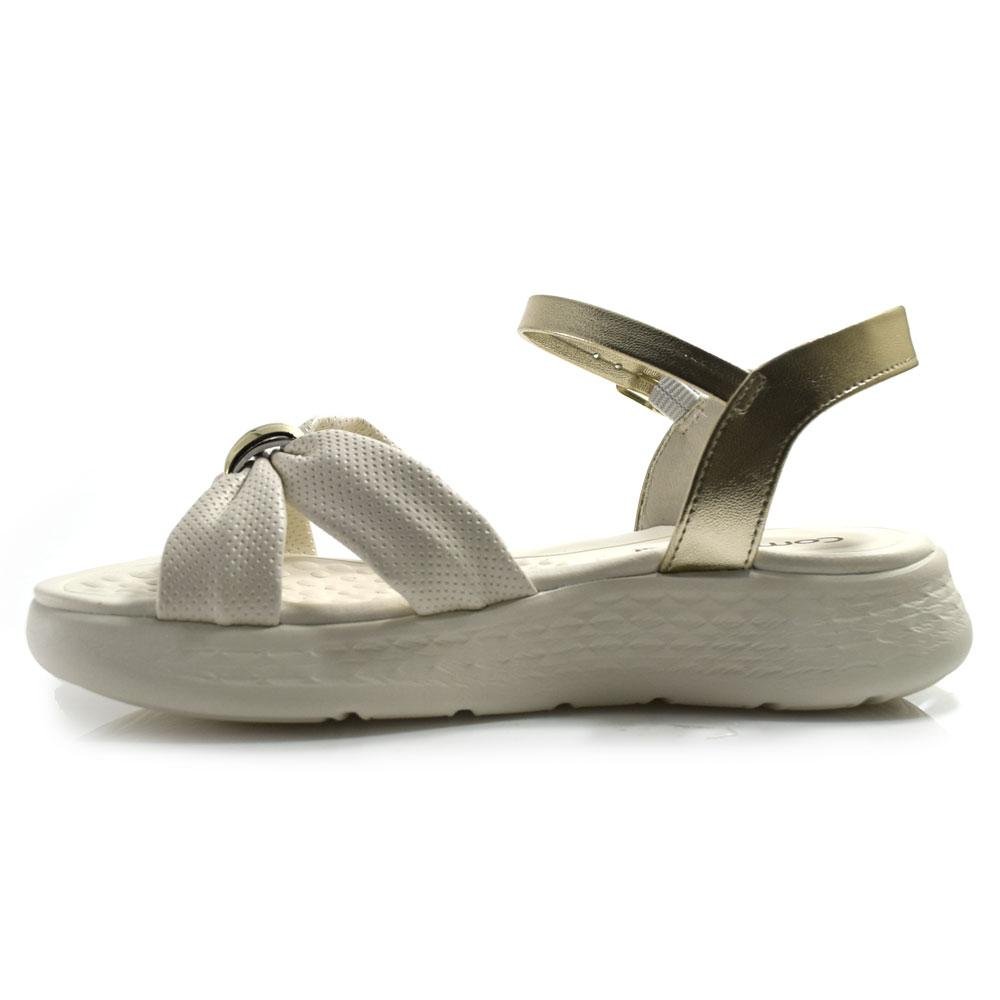 Papete Feminina Comfortflex 2547403-MET Off White 5