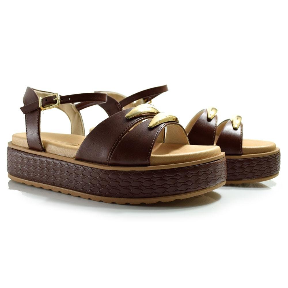 Papete Feminina Ramarim Marrom 2