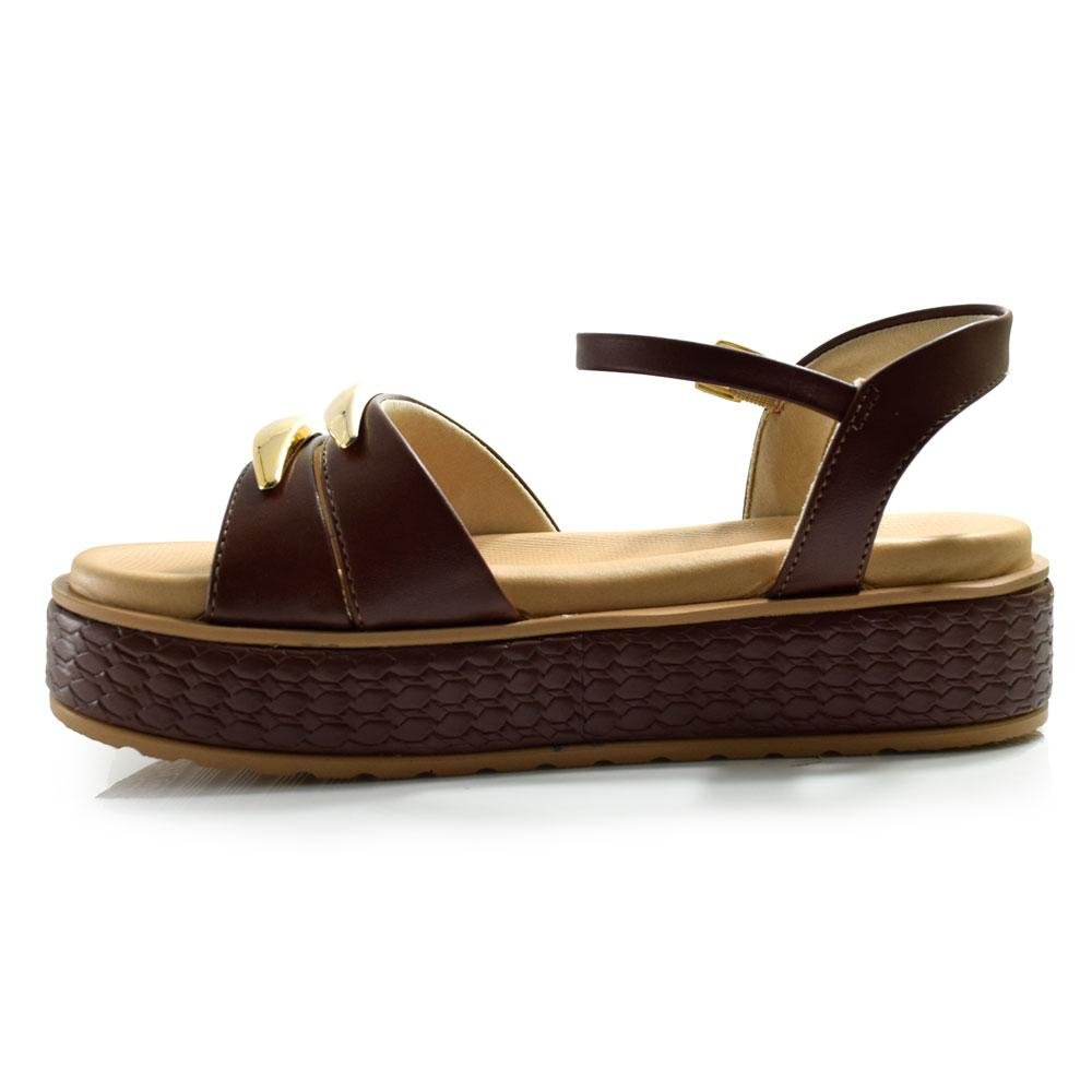 Papete Feminina Ramarim Marrom 5