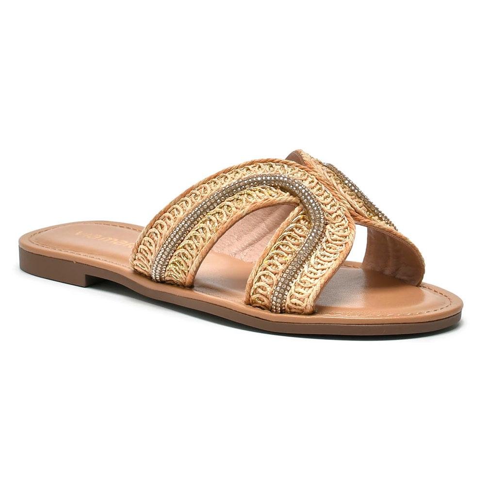 Sandália Rasteira Feminina Via Marte