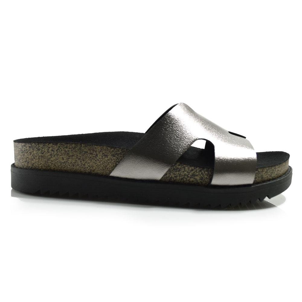 Papete Feminina Moleca 5500.100.30579 Prata 3
