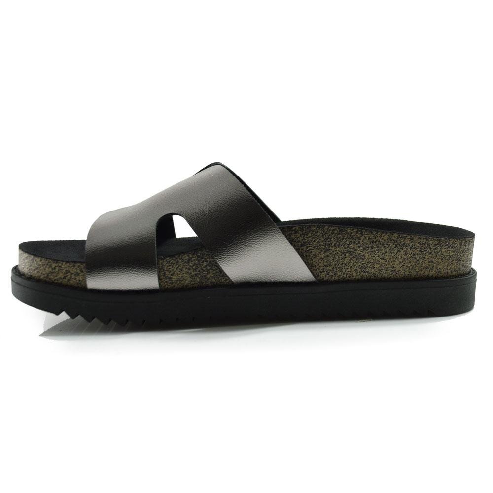 Papete Feminina Moleca 5500.100.30579 Prata 5