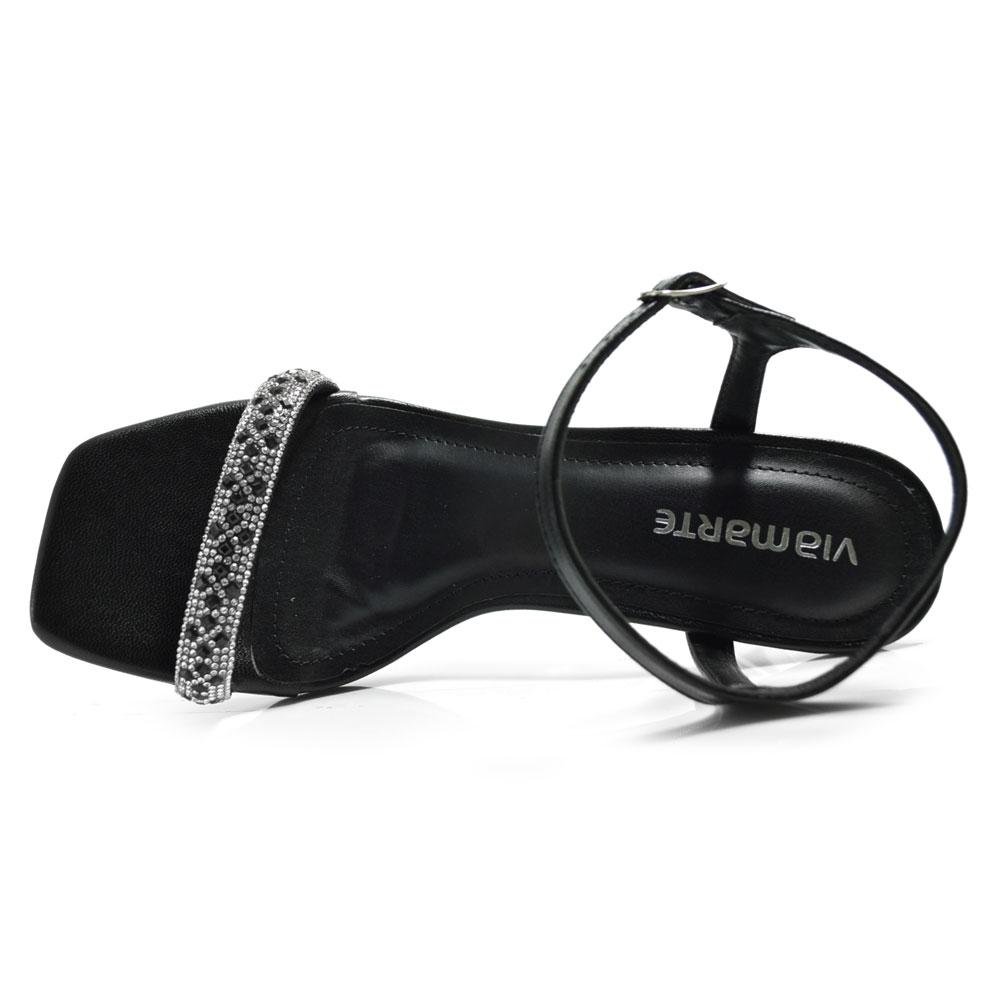 Sandália de Festa e Salto Via Marte 166-035-03 Preto 6