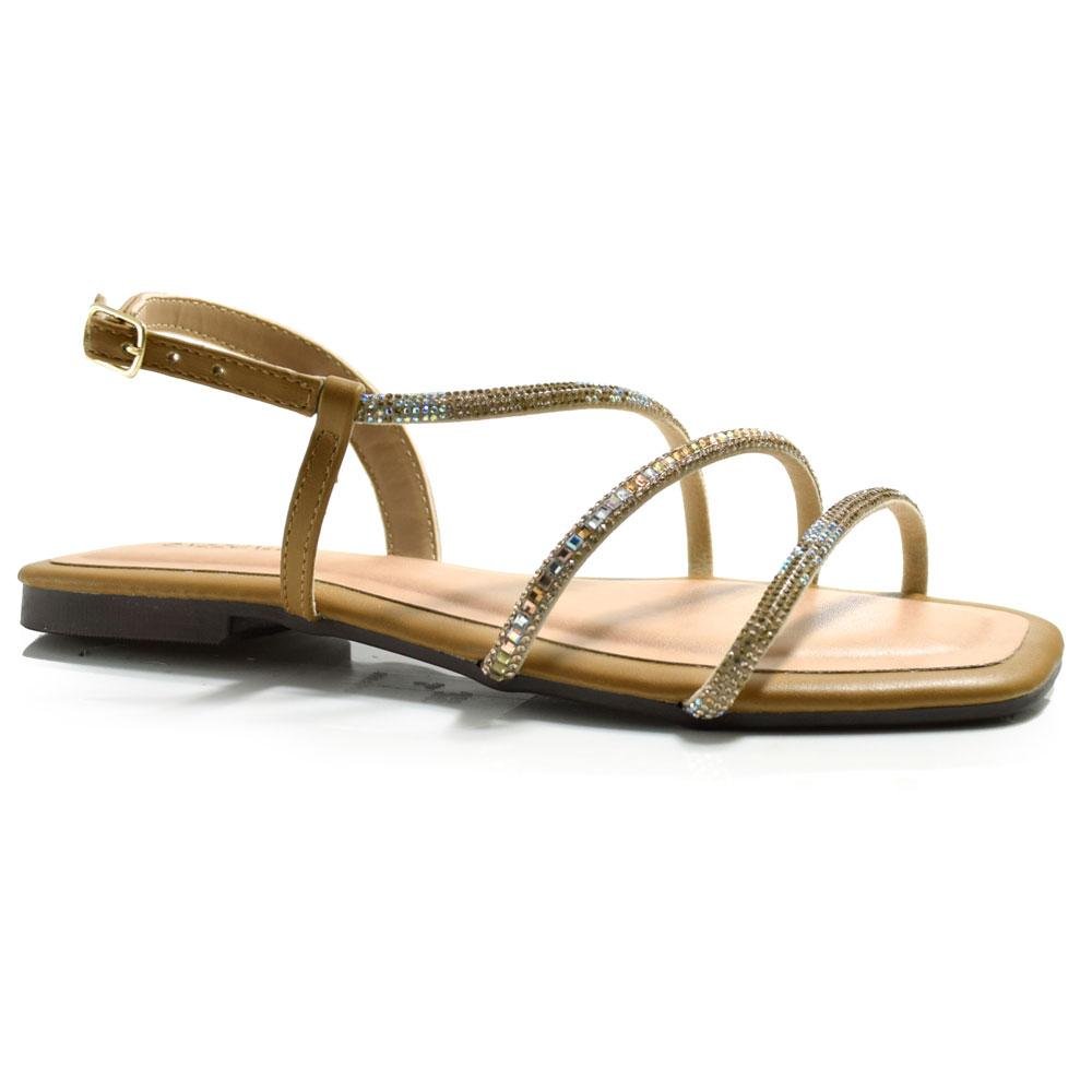 Sandália Rasteira Feminina Cazzualen 254