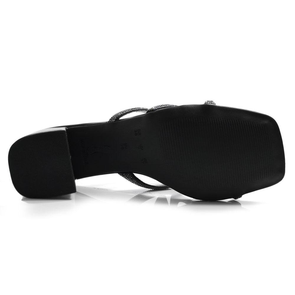 Tamanco de Salto Bloco Feminino Cazzualen 14260 Preto 7