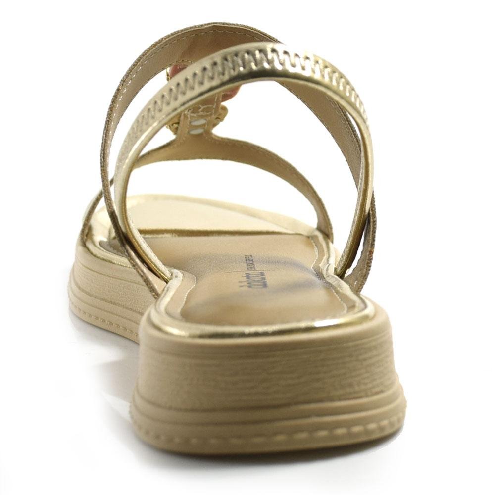 Papete Feminina Dakota Y9453 Dourado 4