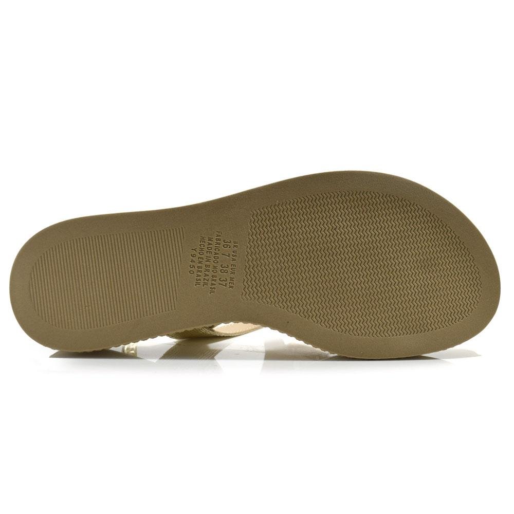 Papete Feminina Dakota Y9453 Dourado 7