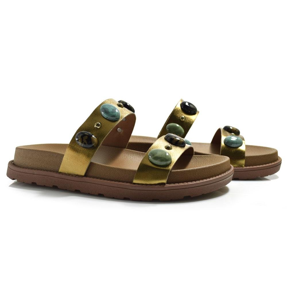 Papete Feminina Dakota Y9161 Dourado 2