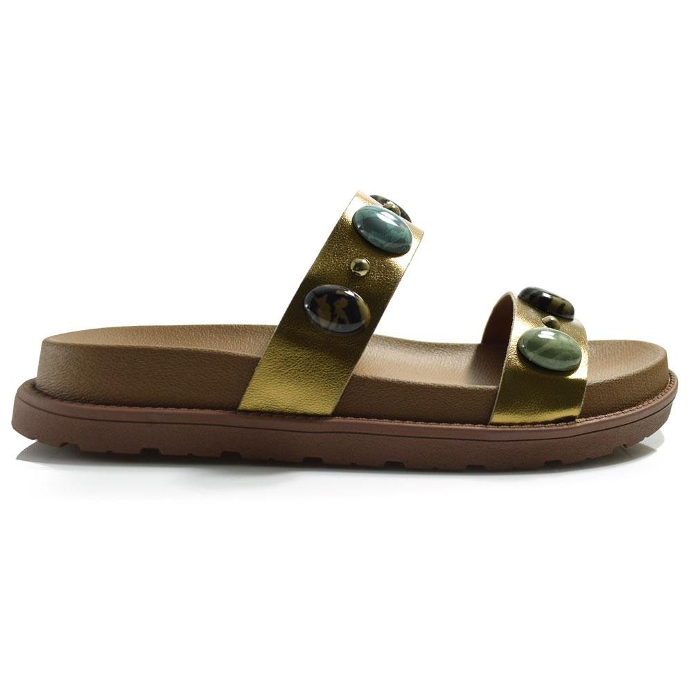 Papete Feminina Dakota Y9161 Dourado 3