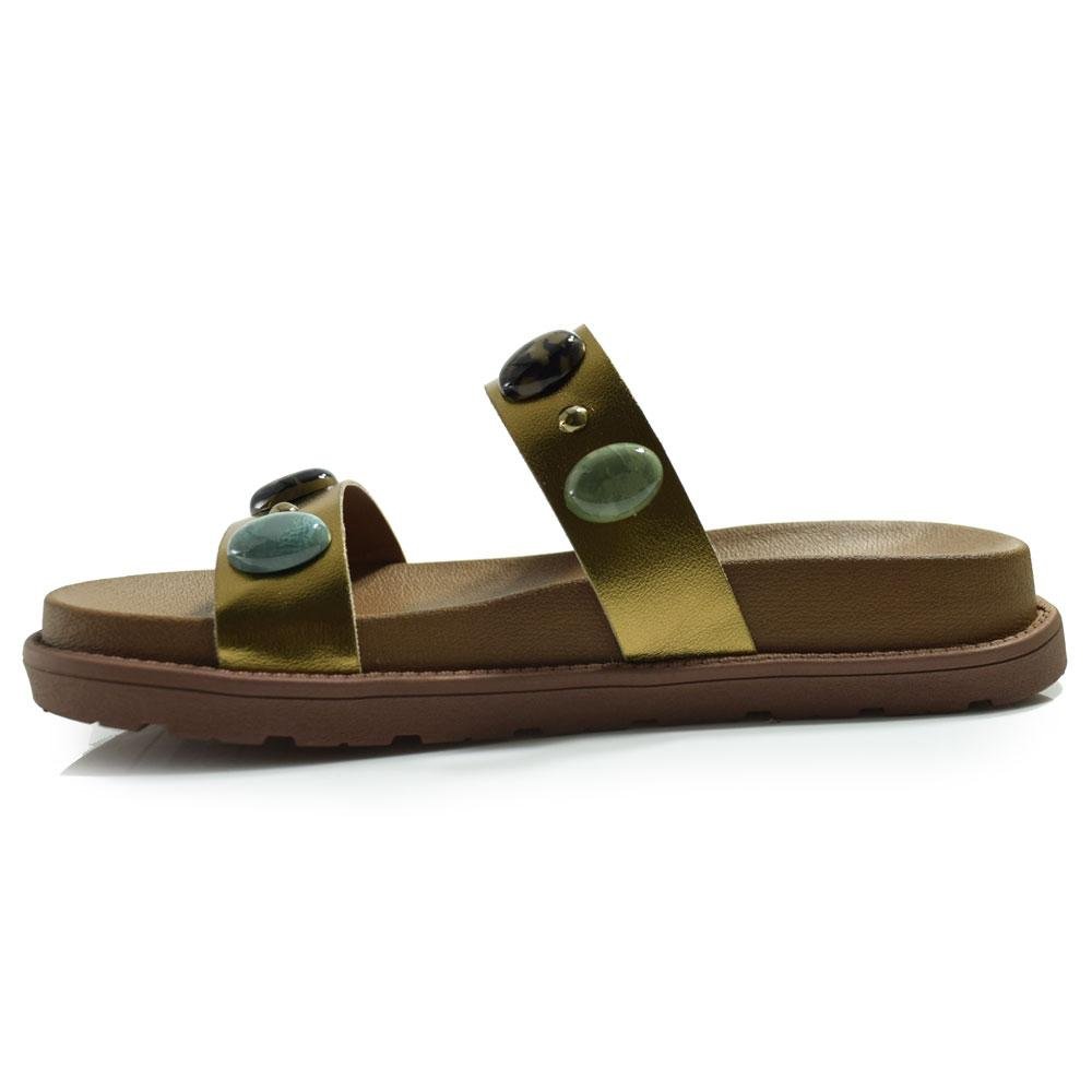 Papete Feminina Dakota Y9161 Dourado 5