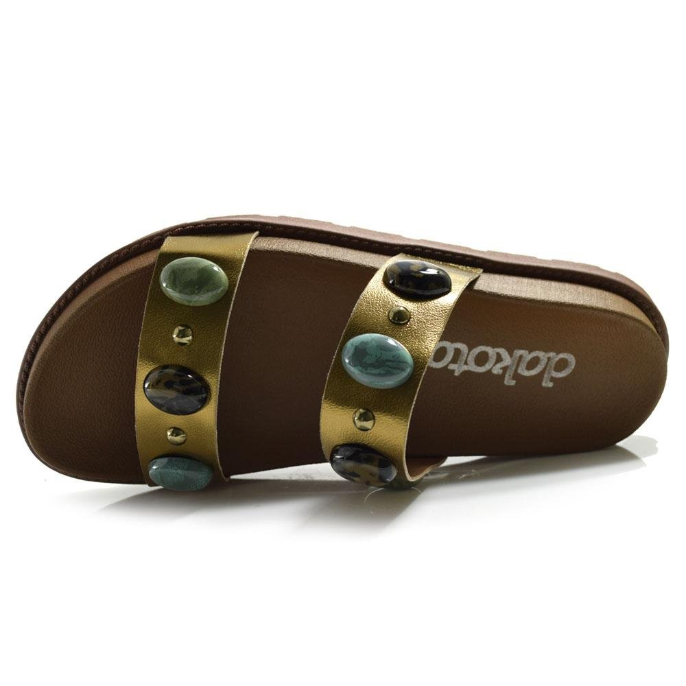 Papete Feminina Dakota Y9161 Dourado 6