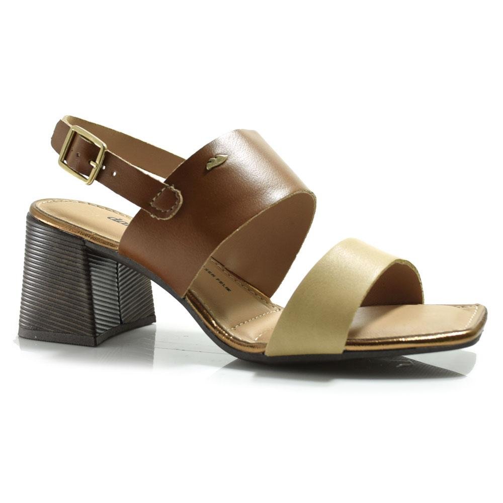 Sandália de Salto Bloco Feminina Dakota Y9192