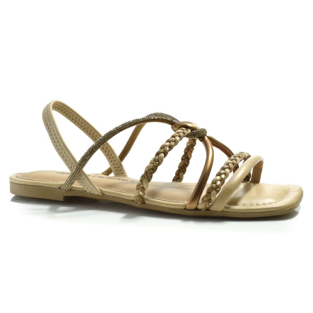 Sandália Rasteira Feminina Dakota Y9601