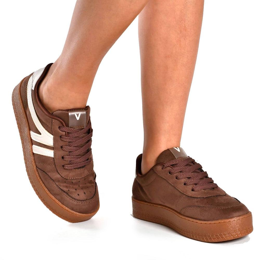Tênis Casual Feminino Via Marte 216-012-01 Marrom 2