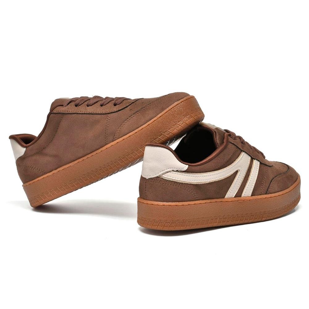 Tênis Casual Feminino Via Marte 216-012-01 Marrom 3