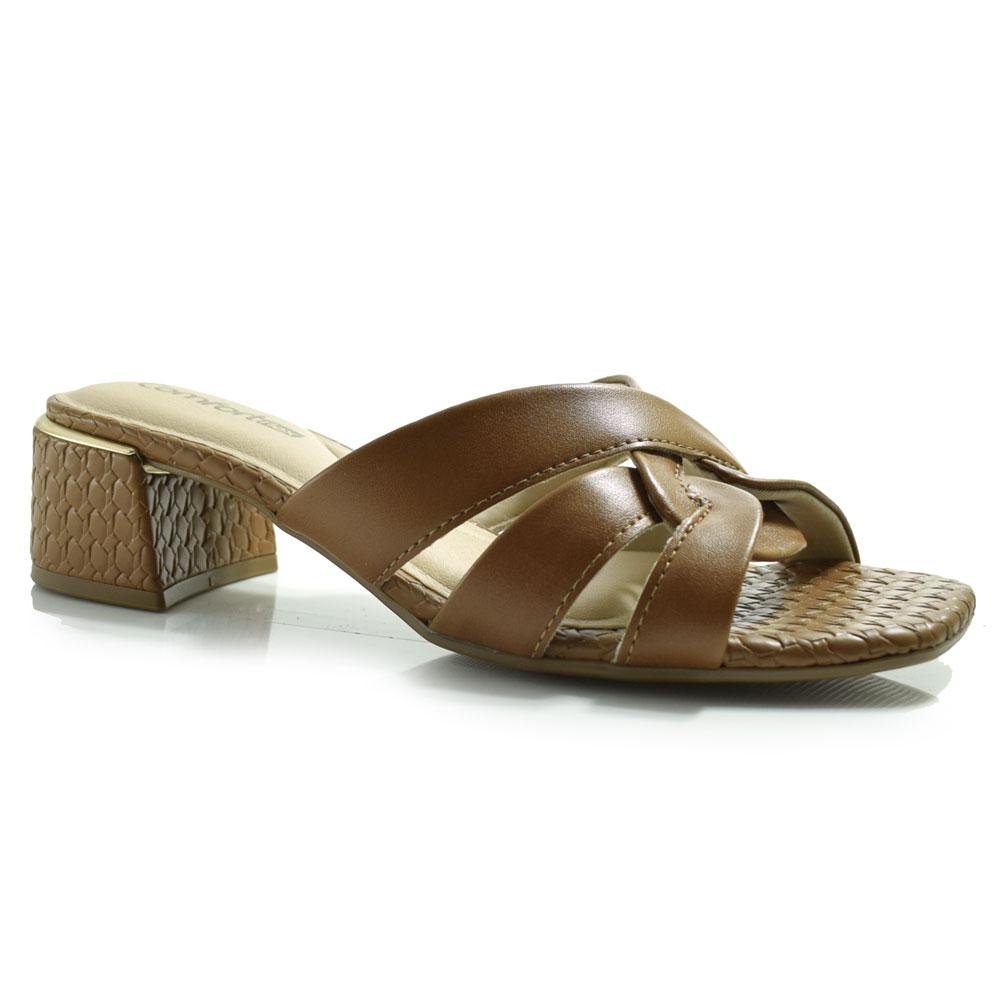 Tamanco de Salto Bloco Feminino Comfortflex 2554401