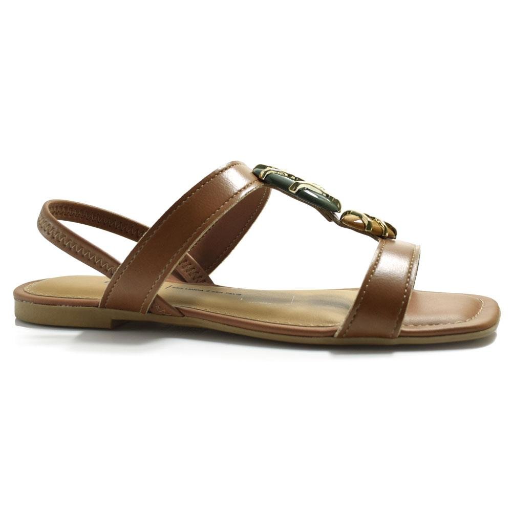 Sandália Rasteira Feminina Dakota Y9611