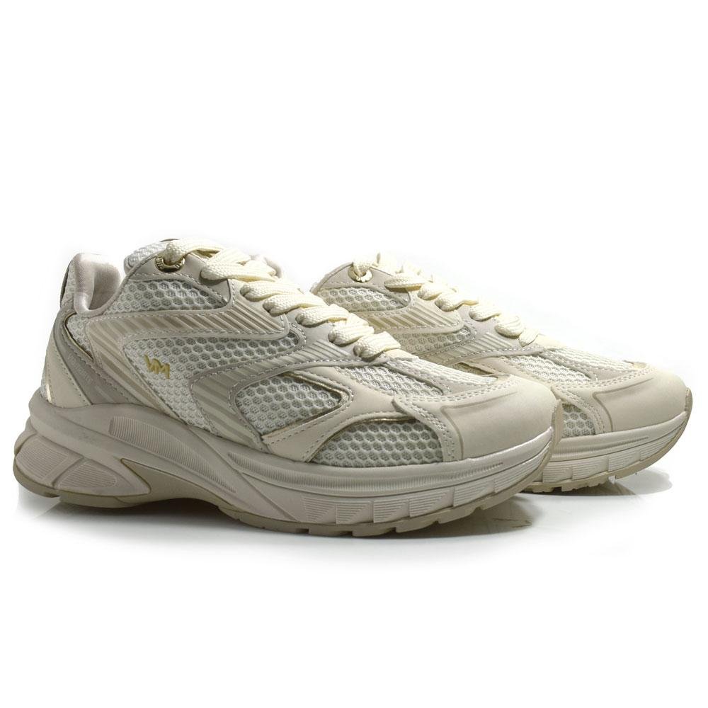 Tênis Casual Feminino Via Marte 240-010-03 Bege 2