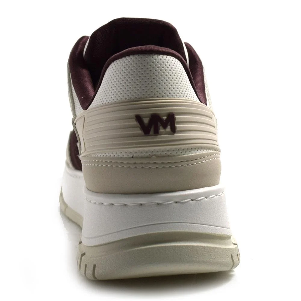 Tênis Casual Feminino Via Marte 219-003-07 Bege/Marrom 4