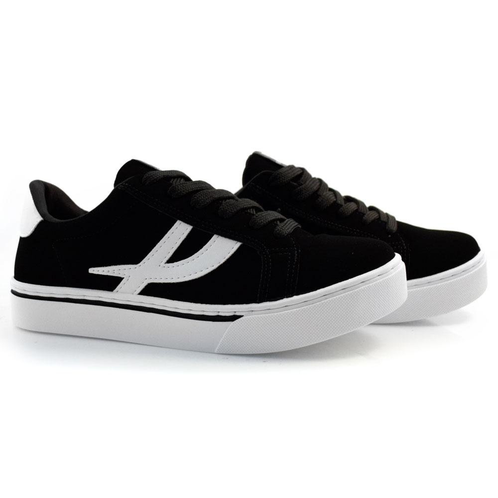 Tênis Casual Feminino Via Marte 016-012-03 Preto 2