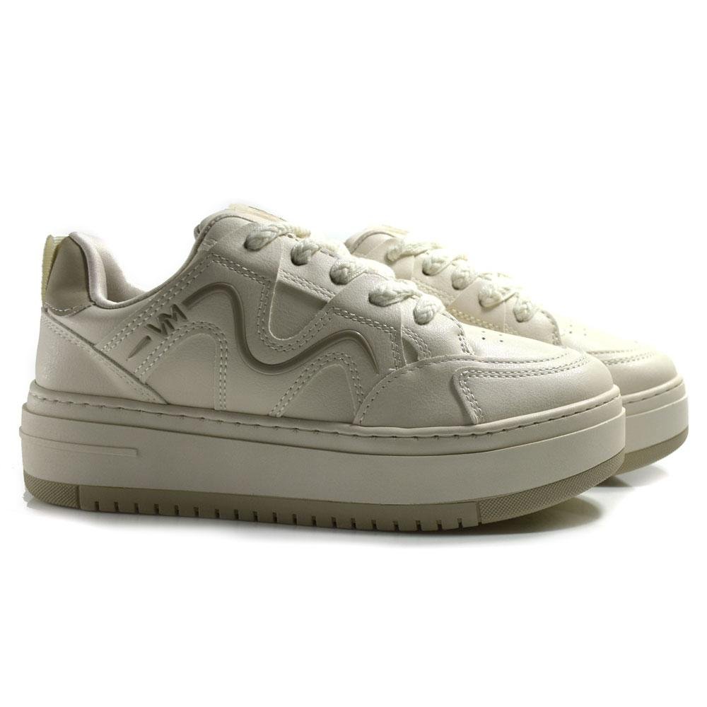 Tênis Casual Feminino Via Marte 306-002-11 Bege 2