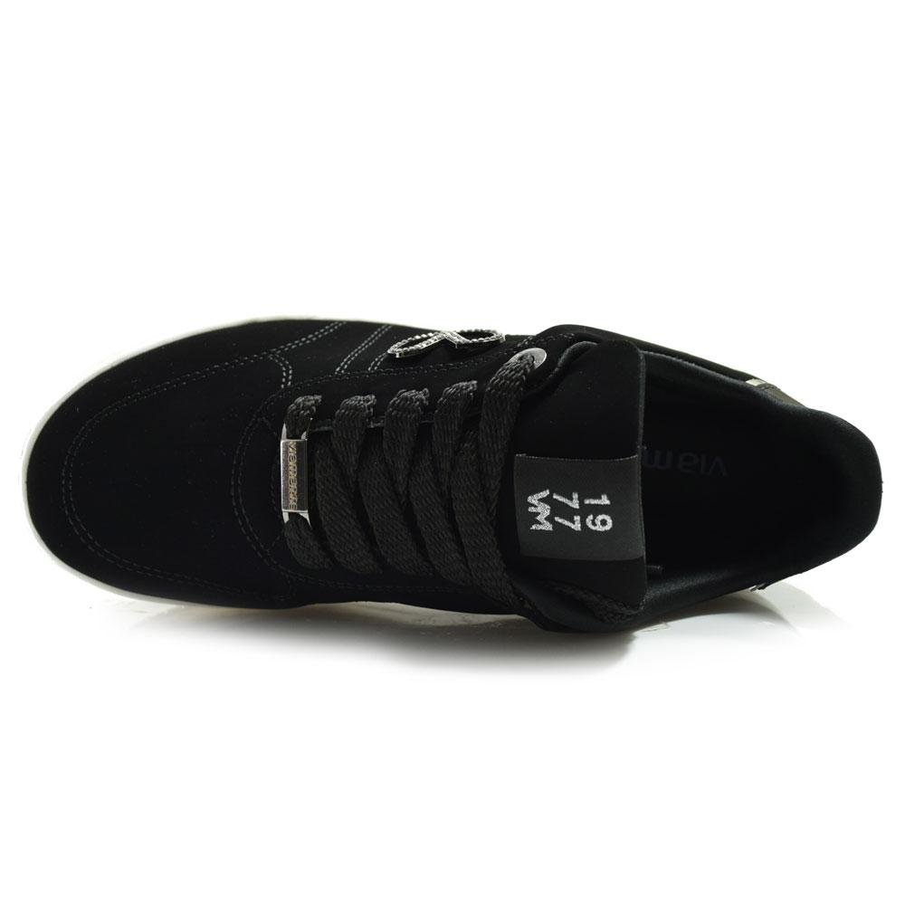 Tênis Casual Feminino Via Marte 287-001-01 Preto 6