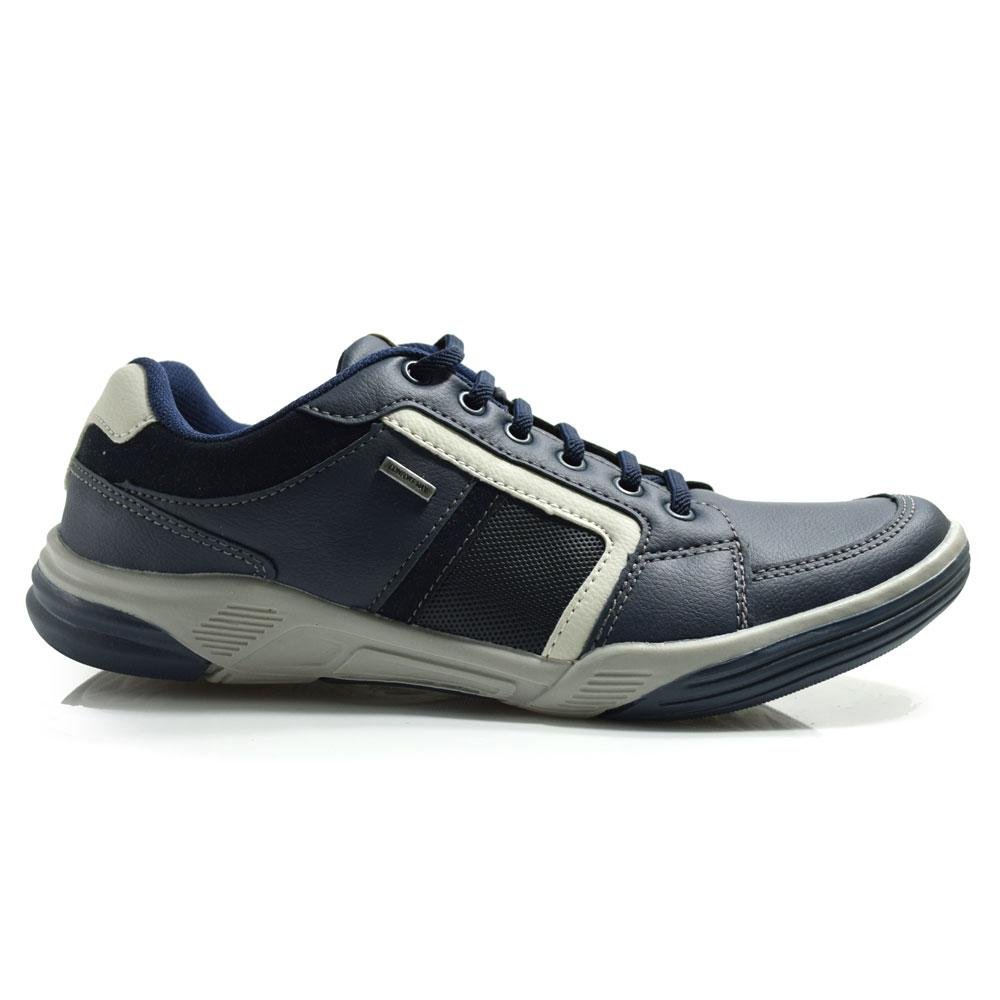 Sapatênis Masculino Confort Way 602503 Azul Marinho 3