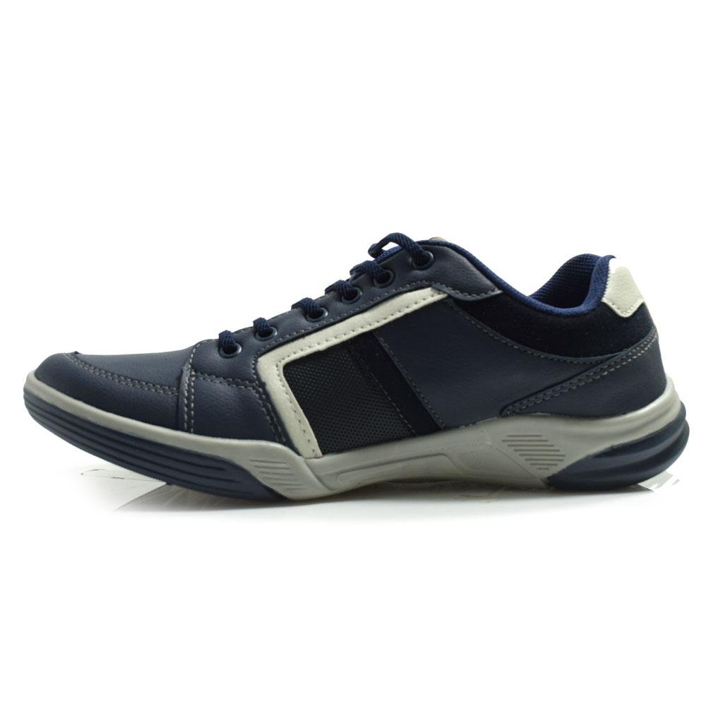 Sapatênis Masculino Confort Way 602503 Azul Marinho 5