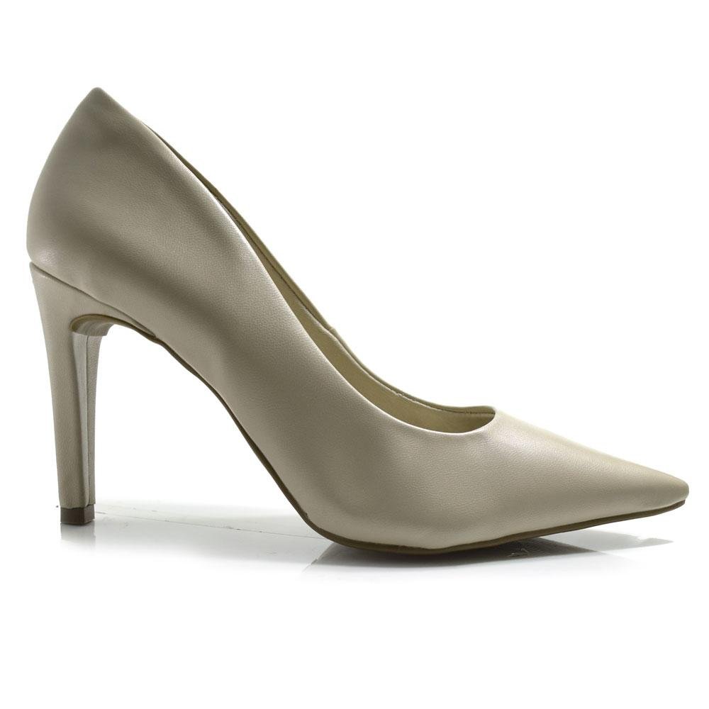 Scarpin Feminino Via Marte 045-001-01 Bege 9