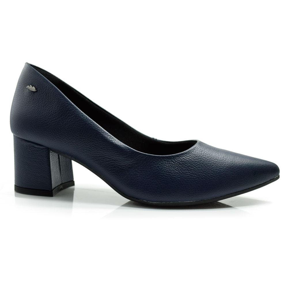 Scarpin em Couro Feminino Dakota G5181 Azul 3