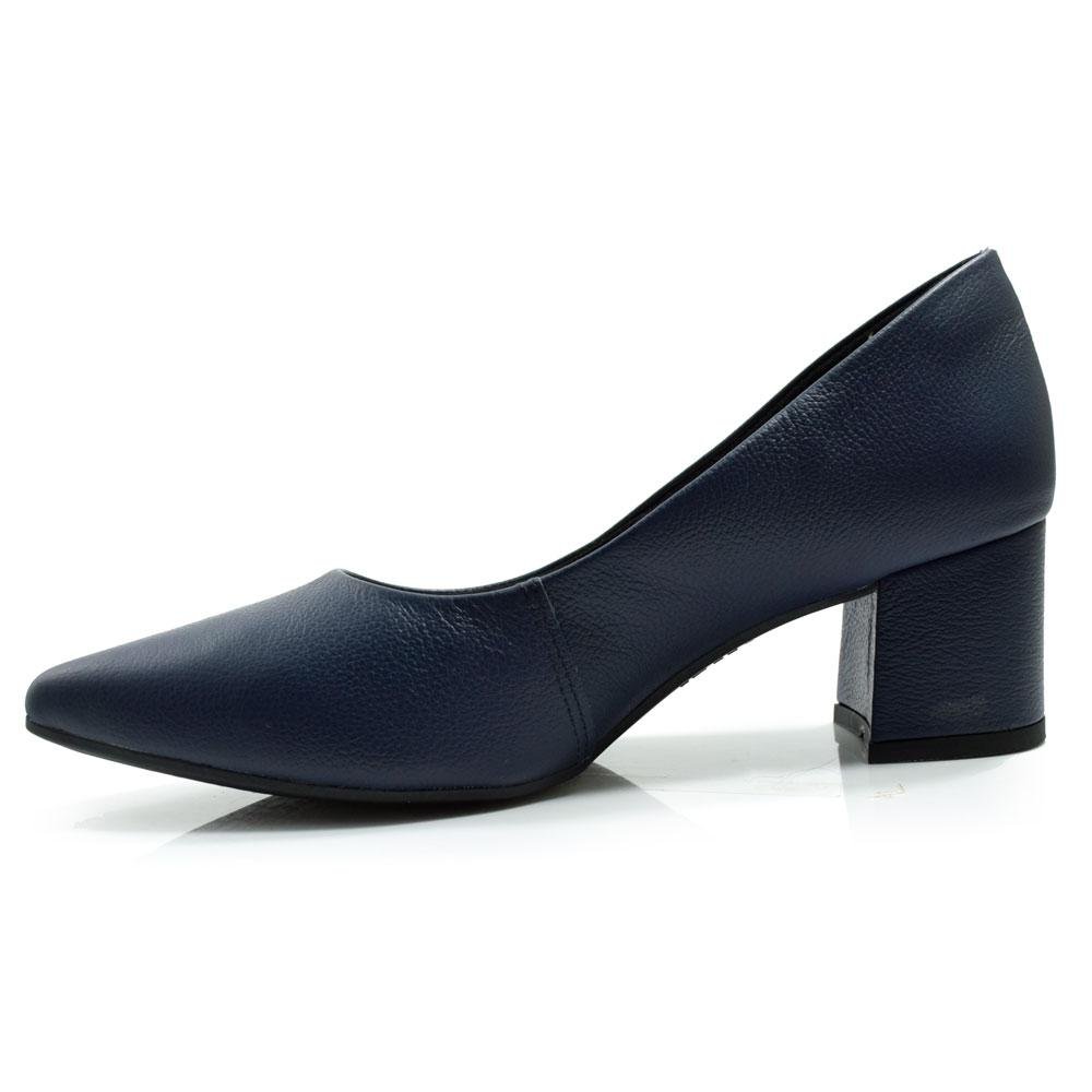 Scarpin em Couro Feminino Dakota G5181 Azul 5