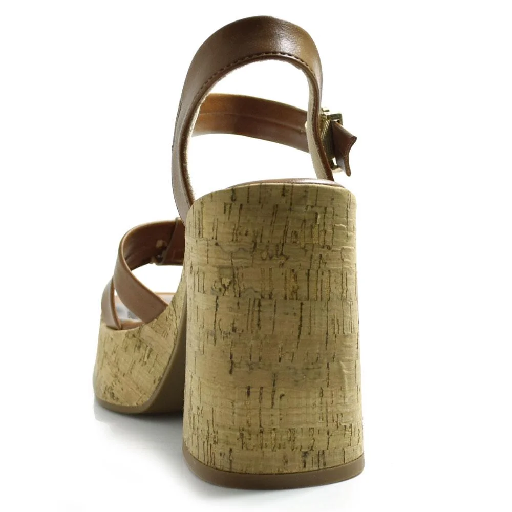 Sandália Plataforma Feminina Ramarim 2535204 Marrom 4