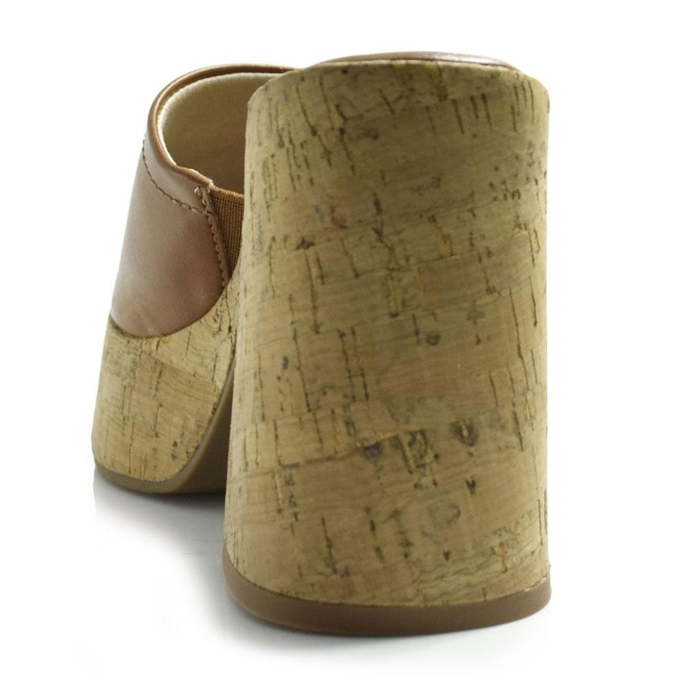 Tamanco Plataforma Feminina Ramarim 2535201 Marrom 4