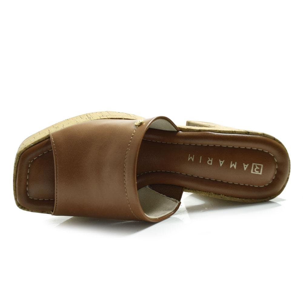 Tamanco Plataforma Feminina Ramarim 2535201 Marrom 6