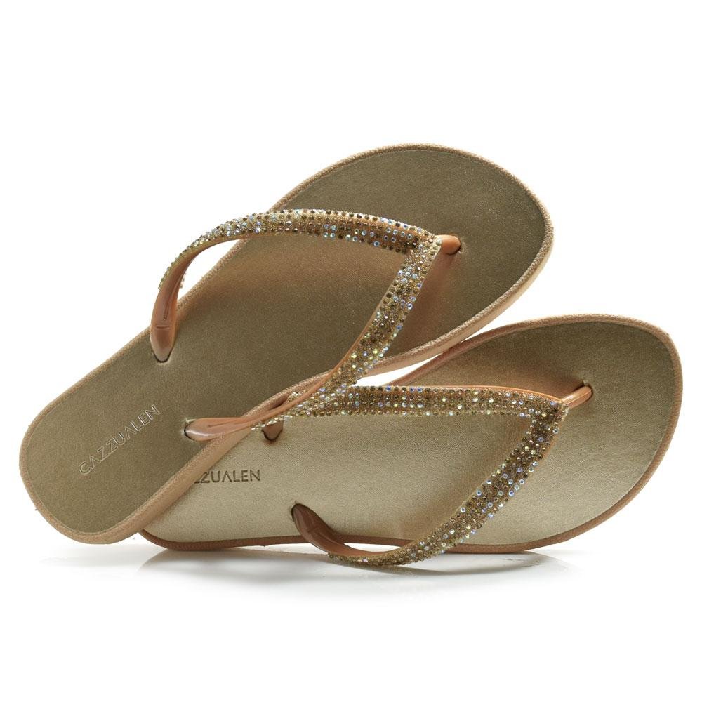 Chinelo Feminino Cazzualen CH-2302 Bege 2