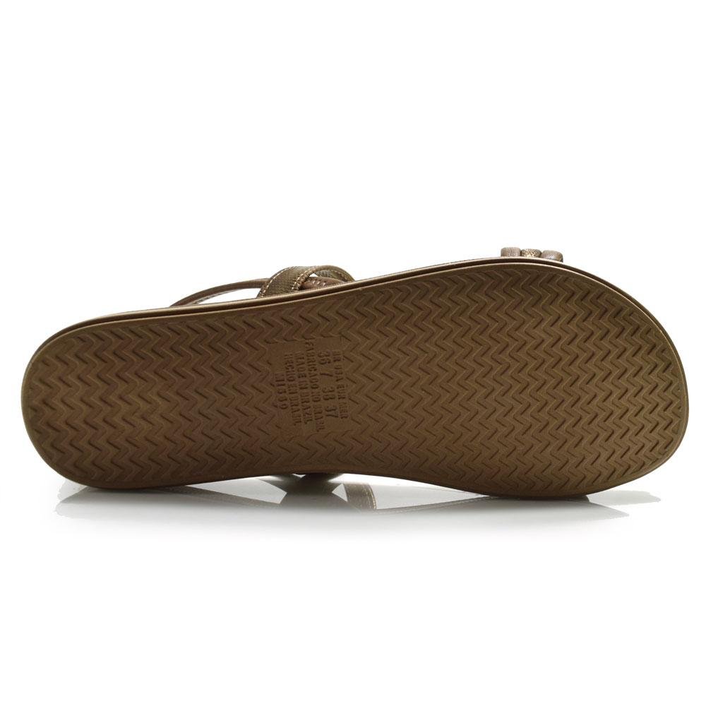 Papete Feminina Mississipi MF454 Dourado/Marrom 7