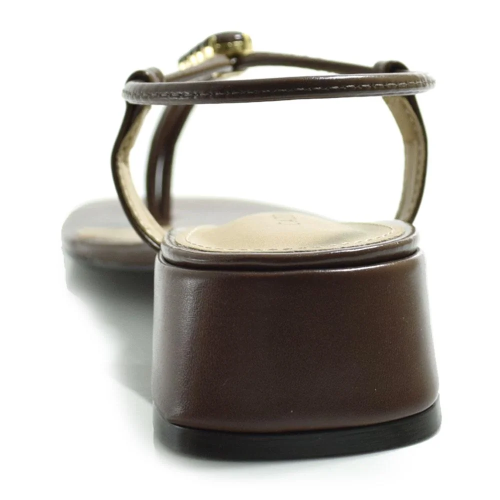 Sandália de Salto Bloco Feminina Cazzualen 45.426 Marrom 4