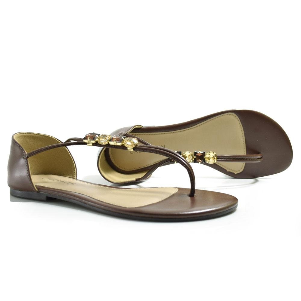 Sandália Rasteira Feminina Cazzualen 20.460 Marrom 2