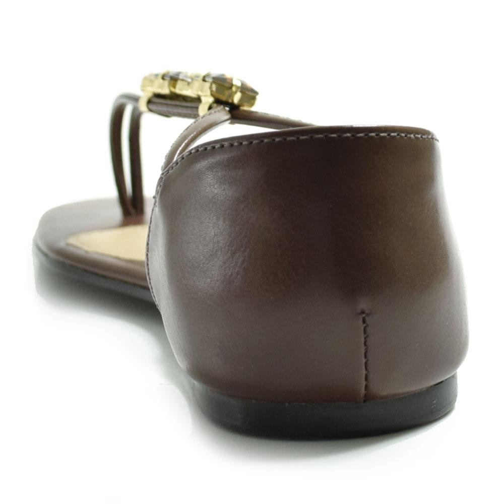 Sandália Rasteira Feminina Cazzualen 20.460 Marrom 4