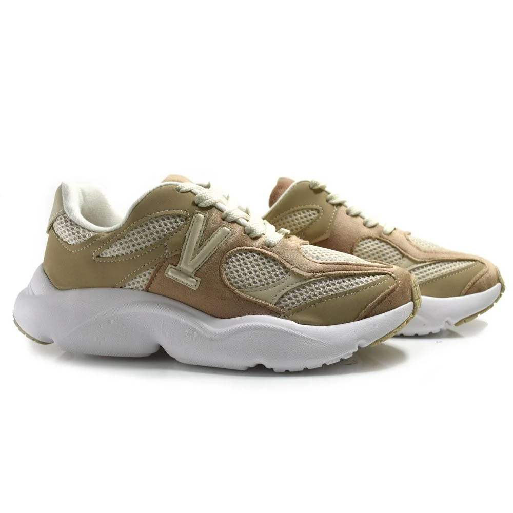 Tênis Feminino Casual Vizzano 1440.110.30429 Nude 2
