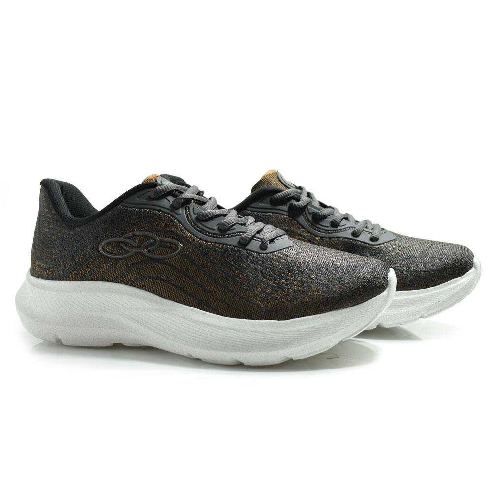 Tênis Feminino Olympikus Vênus 3 338 Preto/Dourado 2