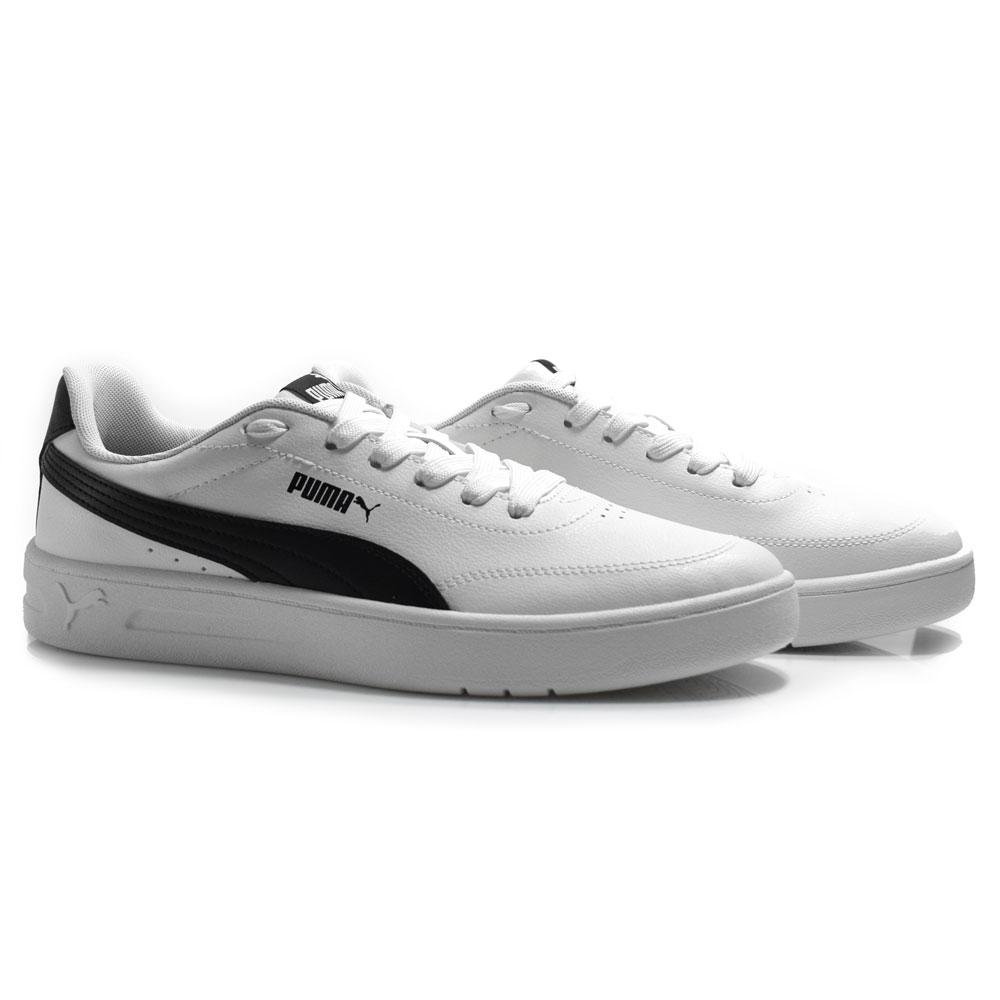 Tênis Masculino Puma Court Classic Branco/Preto 2