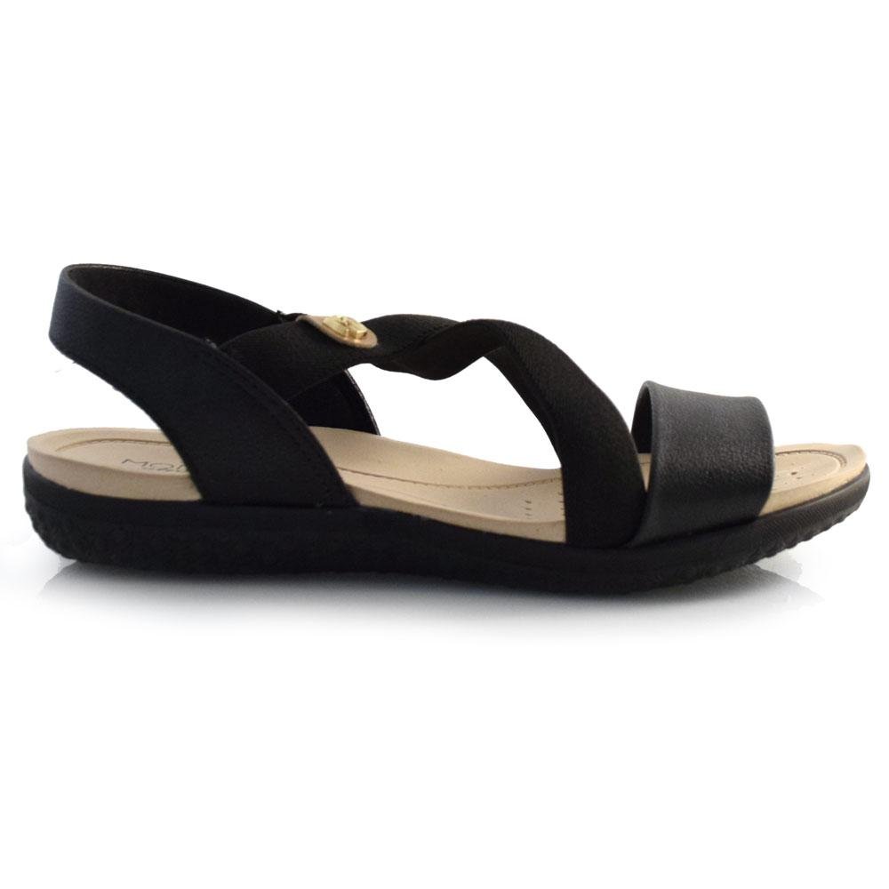 Sandália Flat Feminina Modare 7125.249.26892 Preto 3