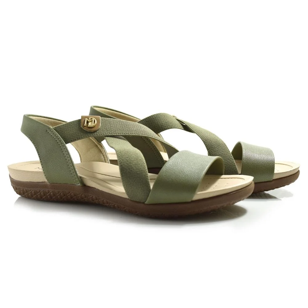 Sandália Flat Feminina Modare 7125.249.26892 Verde 2